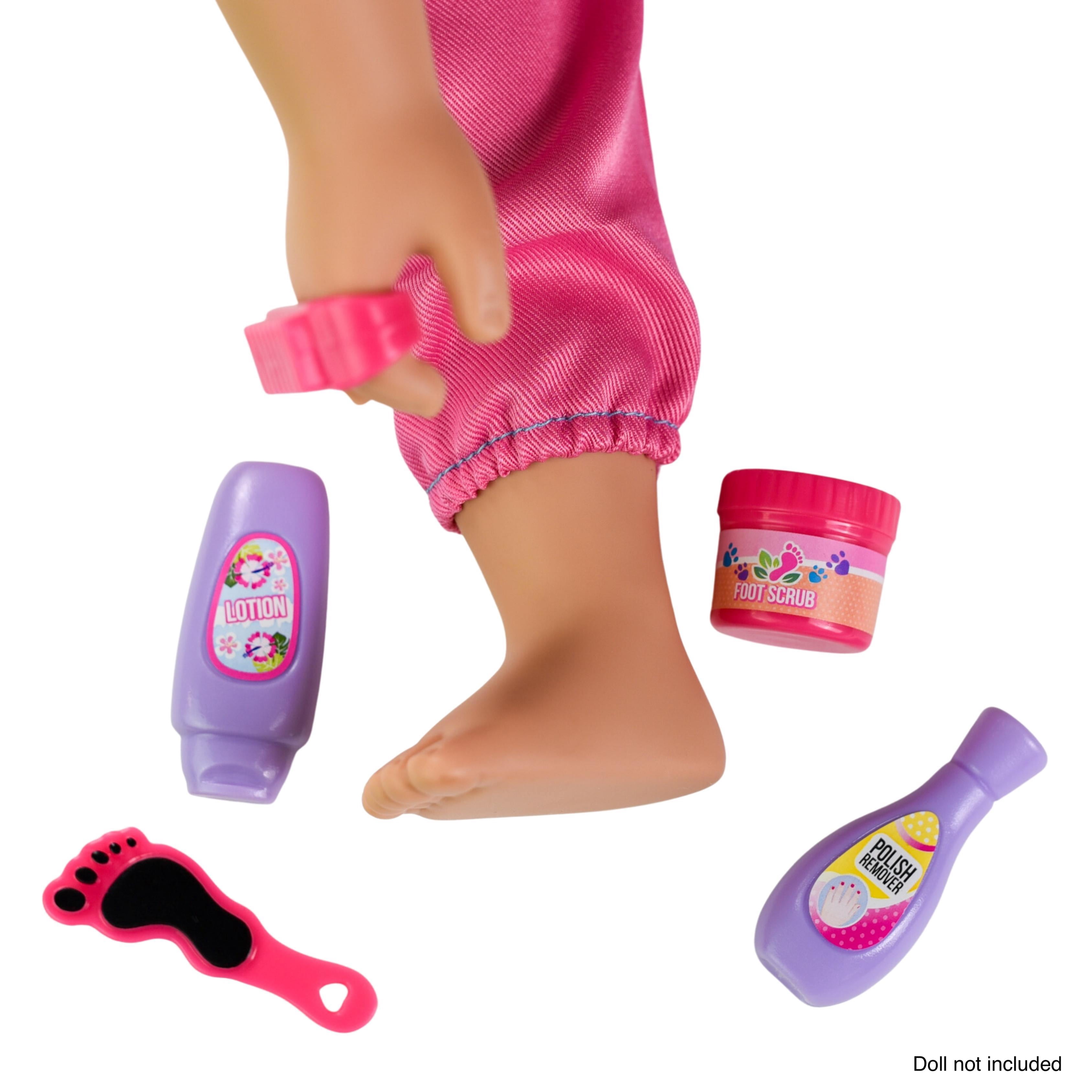 My Life As Spa Play Set for 18-inch Doll, 7 Pieces Included, Multicolor