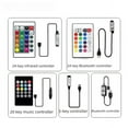 thumbnail image 5 of Juego de tiras de luces LED de 5V, 5050RGB, resistente al agua, colorida, USB, 24 teclas, música, Bluetooth, TV, luz de ambiente de fondo, 5 of 5