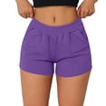 thumbnail image 5 of YunPes Girls Cotton Athletic Shorts Pull-On Elastic Waist Sports Shorts with Pockets Teen Kids Soccer Running Gym Workout Outfits, 5 of 9