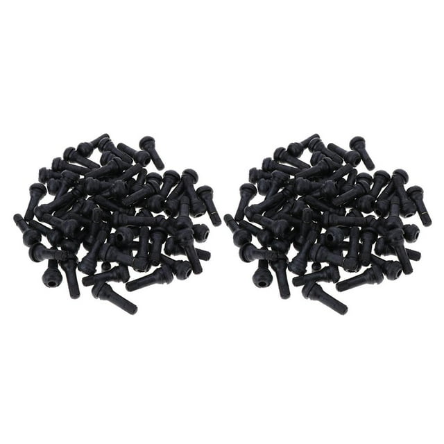 Vástagos de Válvula de Neumático Sin Cámara TR413 de 200 Piezas Stubby para ATV, Cortacésped kusrkot Vástago de válvula de neumático TR413