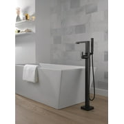 Delta Ara: Single Handle Floor Mount Tub Trim with Hand Shower