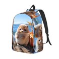 thumbnail image 2 of Balery Cute Guinea Pig Sea Vintage Canvas Backpack for Men and Women - Large Capacity, Durable Travel Laptop Bag for School, Work, Hiking, and Outdoor Activities-Small, 2 of 7