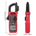 thumbnail image 2 of HABOTEST HT207B 4000 Counts Digital Clamp Meter Multimeter Handheld AC DC Voltage Current Voltmeter Diode Resistance Clamp Meter High-Precision Multifunctional Digital Display Clamp Meter, 2 of 9