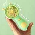 thumbnail image 5 of PONPRNGY Mini Personal Fan Handheld, Small Portable Handheld Fan, Battery Operated, USB Rechargeable Face Makeup Lashes Desk Fan, for Women, Men, Indoor, 5 of 6