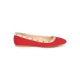 thumbnail image 2 of Qupid Pointy Toe Studded Trim Flats 20159, 2 of 6
