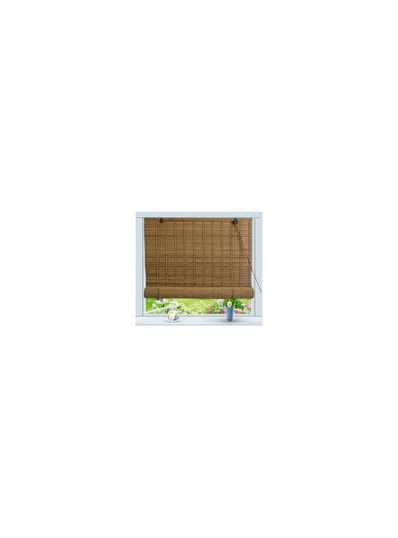 CintBllTer Bamboo Roll Up Window Blind Sun Shade W30 x H72