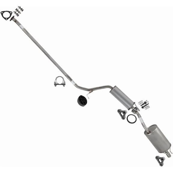 Northeastern Exhaust Resonator Muffler Fits 2006-2011 Honda Civic 1.8L - Direct Fit | Stainless Steel System Kit