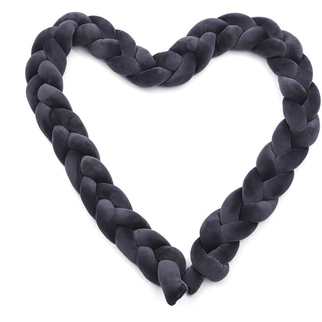 Parachoques para cuna de bebe, parachoques trenzado anudado, hecho a mano, suave, con nudo, almohadilla, cojin, decoracion de cuna, regalo para recien nacidos, protector de cuna, algodon, 3 metros (11 esquí esquí Gafas de esquí