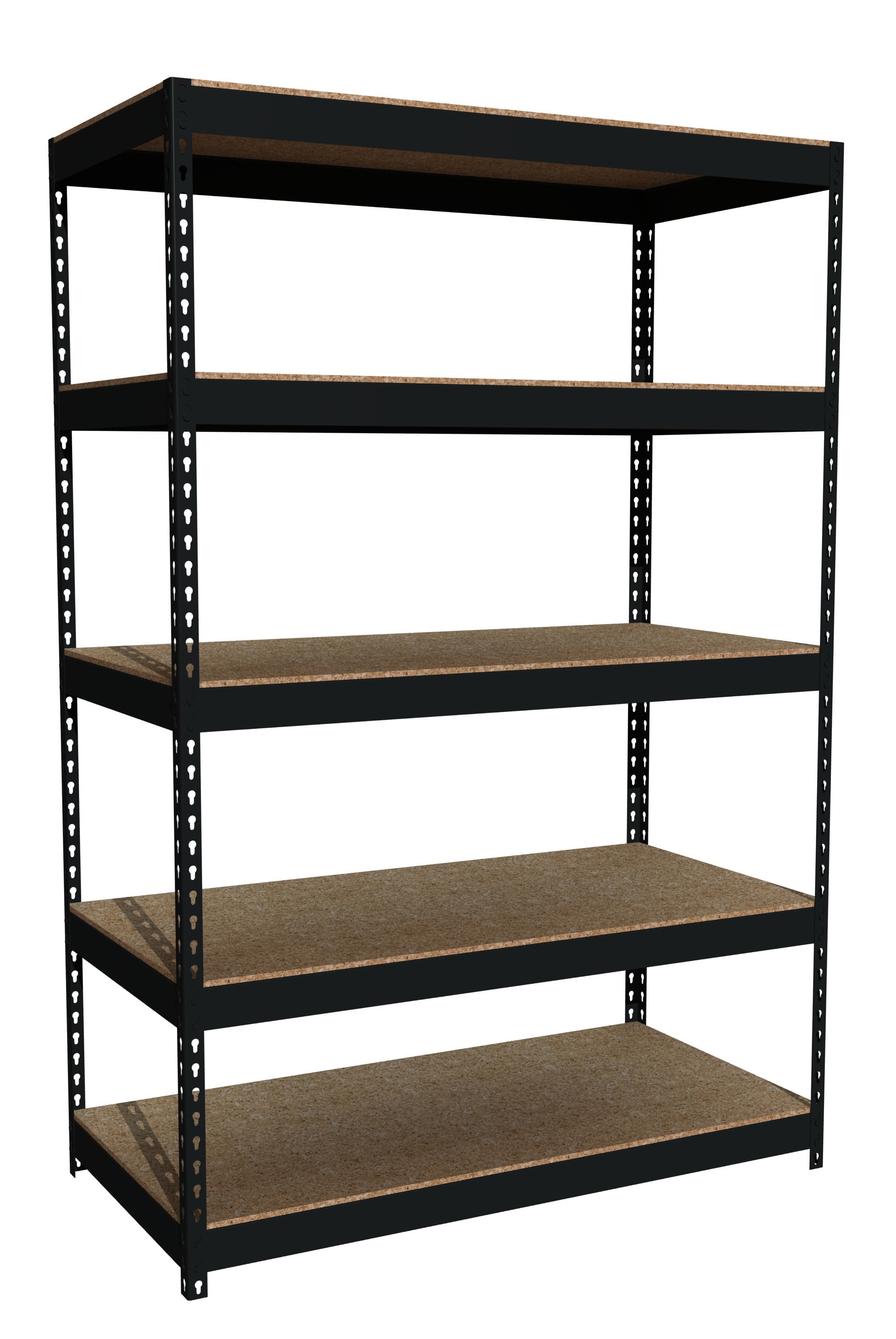 Iron Horse 3800 Riveted Steel Shelving 5Shelf Unit, 24D x 48W x 72H