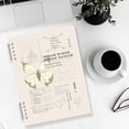 thumbnail image 5 of Solivara Butterfly Themed Notebook Retro For Women Home Office Use(Light Yellow,20.3*14cm), 5 of 7