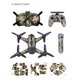 thumbnail image 1 of Fiudx Liquidación de ofertas flash Juego de pegatinas protectoras de PVC para control remoto de dron FPV, 1 of 2