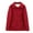 Coat - Red, variant on Maqroz Womens Winter Coat Fleeced Lined Warm Jackets Lapel Button Down Jacket Casual Plus Size Quilted Coats Solid Color Padded Stylish Outerwear with Pockets