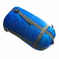 thumbnail image 4 of 2X Outdoor Sleeping Bag Compression Sack Waterproof Camping Sleeping Bag Storage Pouch Camping Equipment  Blue, 4 of 5