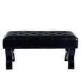 thumbnail image 3 of Central Park 36" Tufted Leather Ottoman, Multiple Colors, 3 of 6