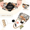 thumbnail image 2 of FORMRS Womens Shoulder Bag with Chain Strap Clutch Purse Cute Tote Handbag, Plaid Floral, 2 of 7