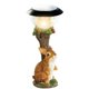 thumbnail image 5 of Yuarrent Estatua de luz solar Adorno de Adorno de iluminación Escultura de animal Estatuilla artesanal de resina exquisita para interior y exterior Decoración del hogar No.2 Yuarrent HA043066-02, 5 of 6