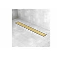 thumbnail image 4 of Coladera Xtellar Lineal De Lujo 10×60cm Doble Vista Dorado Satinado, 4 of 4
