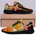 thumbnail image 3 of Jesus Pumpkin Shoes Sneakers for Women Men Black Size 8, 3 of 7