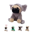 thumbnail image 2 of Lindo Pug Peluche Cosplay como Elefante Gris Peluche Juguetes Suave Perro Pug Juguete en D CASAGOOD CASAGOOD, 2 of 2