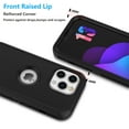 thumbnail image 4 of Njjex Shockproof Silicone Plastic Cell Phone Case for Apple iPhone 13 Pro 13 13 Pro Max, Black, 4 of 7