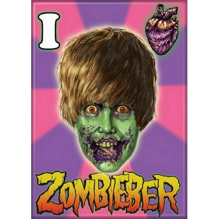 

Zombie I Heart Zombieber Magnet 20295H