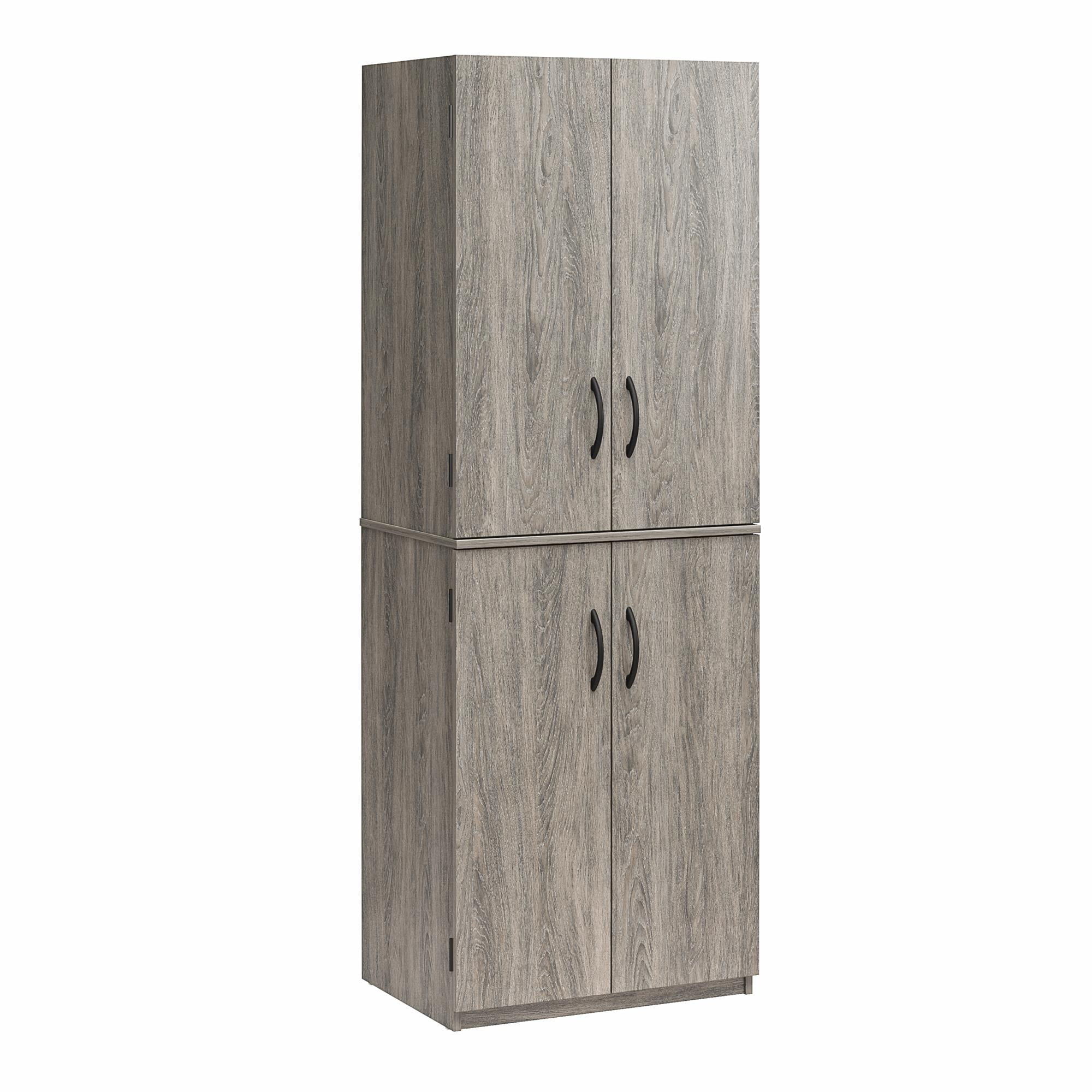(3 pack) Mainstays 72" 4-Door Storage Cabinet, Gray