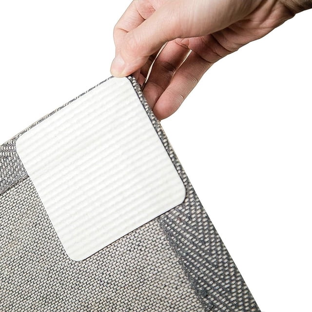 Home Techpro Pinzas para alfombras para pisos de madera dura, pinzas lavables para alfombras, "Vacuum TECH" - Nuevos materiales para almohadillas antideslizantes para alfombras: mantenga su alfombra e