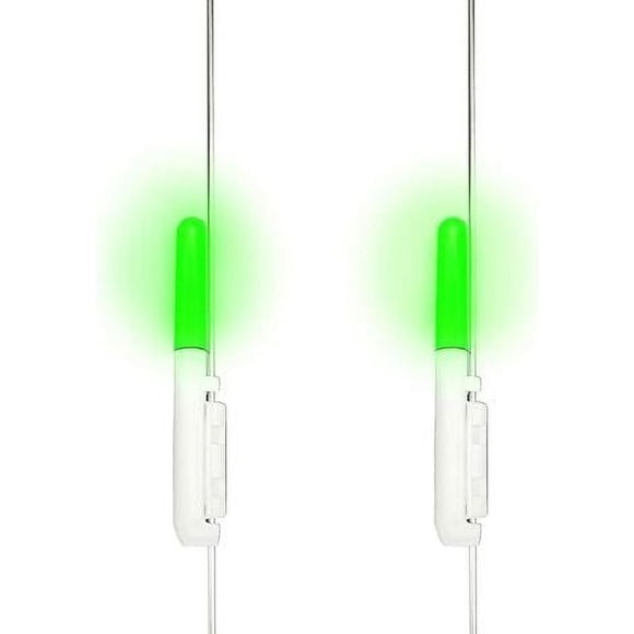 PinesC UrbanMingle 2 Pack LED Fishing Light Stick Night Fishing Strike Alarm Glow Stick Bite Alarm Sea Pole Light Stick Light (Battery Not Included, Uses 425 Batteries)