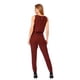 thumbnail image 3 of Palazzo Jumpsuit Mujer Largo Moda Casual Vino Manga Corta 360056 vino M Incógnita 360056, 3 of 5