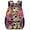 Color-1, variant on Ikat Diamond Teal Magenta Oxford Cloth Backpack Double Zipper Hidden Pocket
