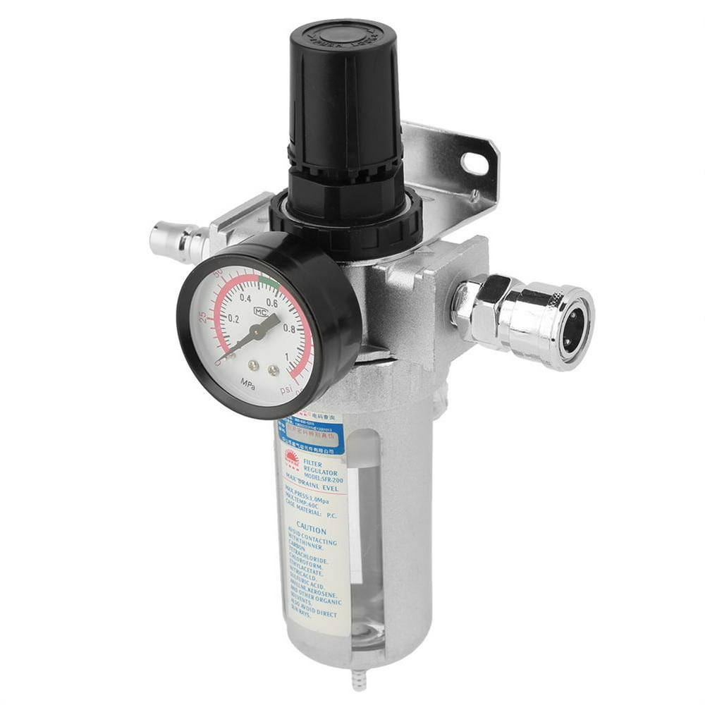 Tbest Rc1/4 Air Compressor Moisture Water Trap Filter Regulator with