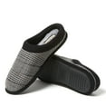 thumbnail image 3 of Dearfoams Men's Asher Quilted Plaid Clog House Slipper, 3 of 6