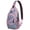 Vintage, variant on Small Floral Crossbody Sling Bag for Women, Lightweight Retro Botanical Hiking Backpack, Aesthetic Bloom Travel Shoulder Pack