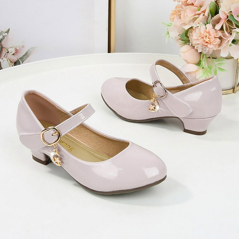 Girls High Heeled Shoes Princess Shoes Primary School Students