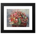thumbnail image 2 of Pierre-Auguste Renoir 14x12 Black Modern Framed Museum Art Print Titled - Flower Basket (1890), 2 of 5