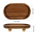 thumbnail image 2 of Entryway Table Riser Wooden Centerpiece Stand Table Riser Holder Farmhouse Wooden Bathroom Tray Small Kitchen Countertop Trays for Kitchen Counter Decors, 2 of 8