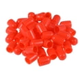 thumbnail image 4 of Uxcell 0.31'' Screw Thread Protectors End Cap Vinyl Rubber Red 50pcs, 4 of 6