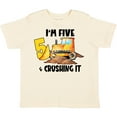 thumbnail image 3 of Inktastic I'm 5 and Crushing It Construction 5th Birthday Boys or Girls Toddler T-Shirt, 3 of 5