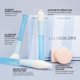 thumbnail image 3 of Juego de brochas de maquillaje LULUCOLORS azul claro de 18 piezas con bolsa y esponjas, 3 of 7