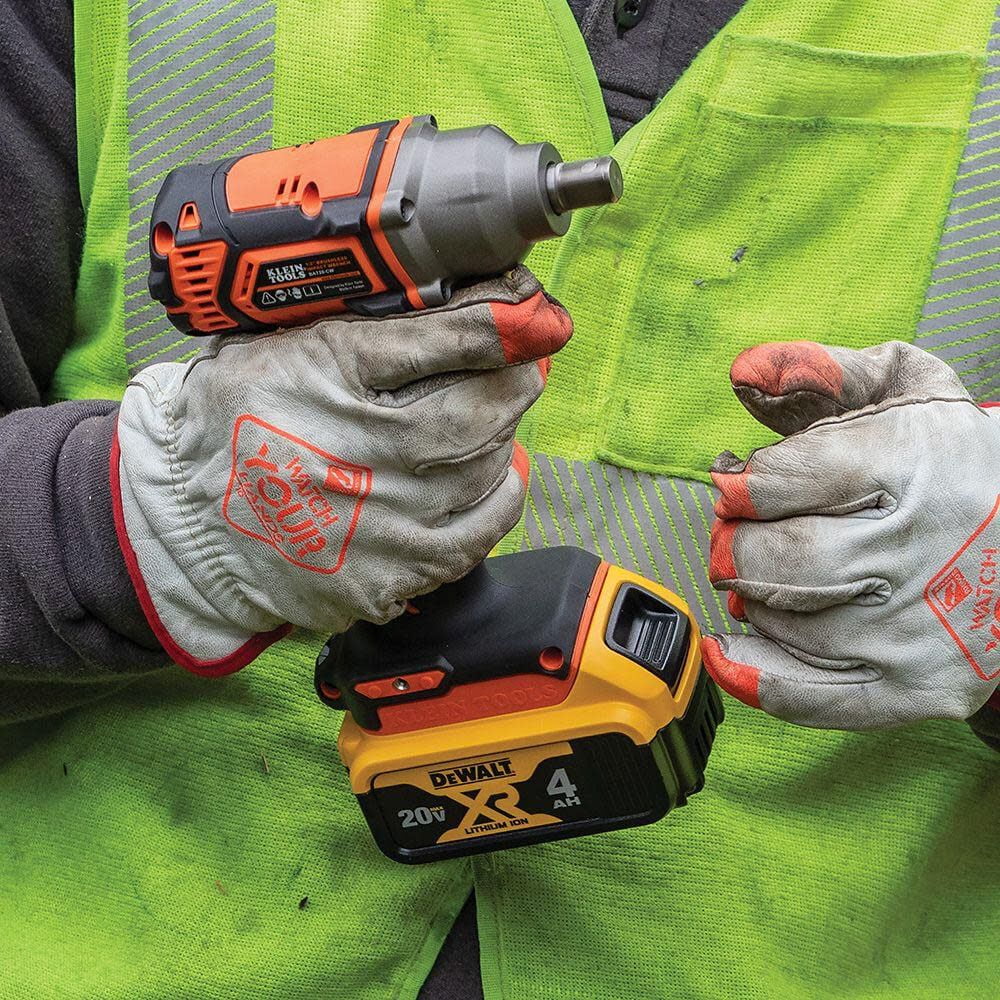 Klein Tools BAT20CW 20V Brushless Lithium-Ion 1/2 in. Cordless Compact Impact Wrench with Detent Pin (Tool Only)