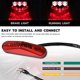 thumbnail image 5 of Luz trasera de freno LED para motocicleta, luz de matrícula de 12 V, luces de marcha universales para motocicleta, para quad, ATV, moto de cross, chopper personalizada, moto de calle., 5 of 5