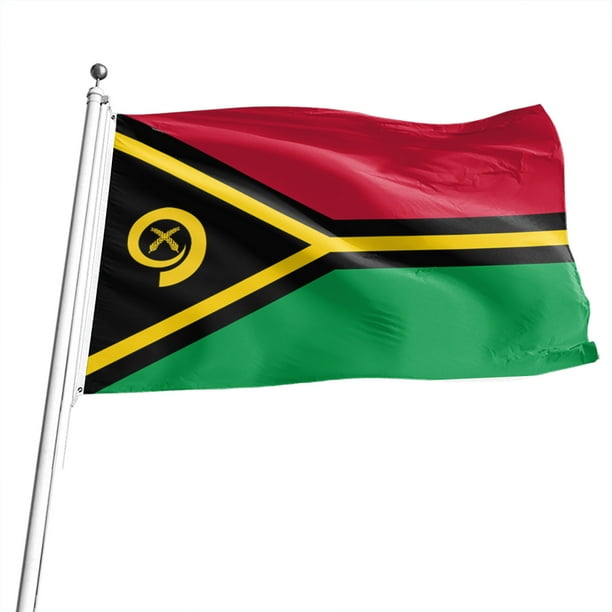 Bandera nacional de Vanuatu 150 x 90 cm - 100% poliéster