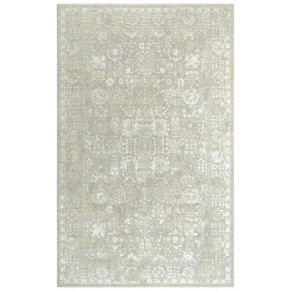 Alora Decor Aurora 5' x 8' Classic/Updated Gray/Beige Hybrid Area Rug