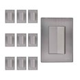 thumbnail image 1 of Placa Armada Inoxidable Plata 10 Pzs gris 12cm, 1 of 3