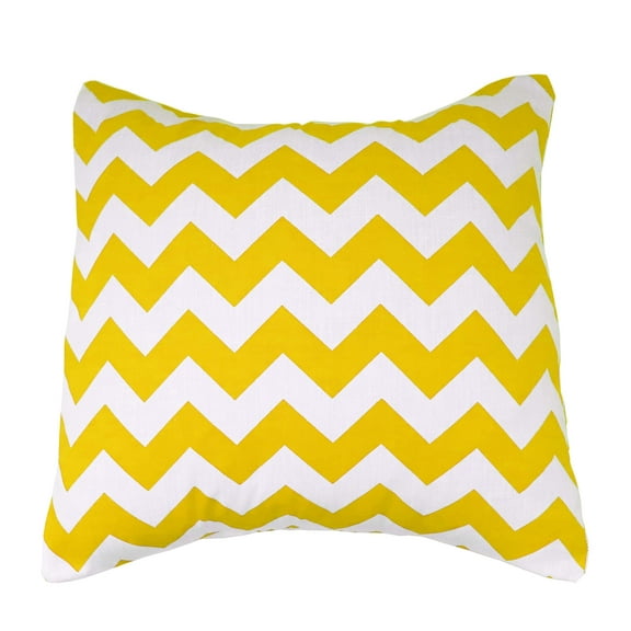 Cotton Chevron Decorative Throw Pillow/Sham Cushion Cover Yellow