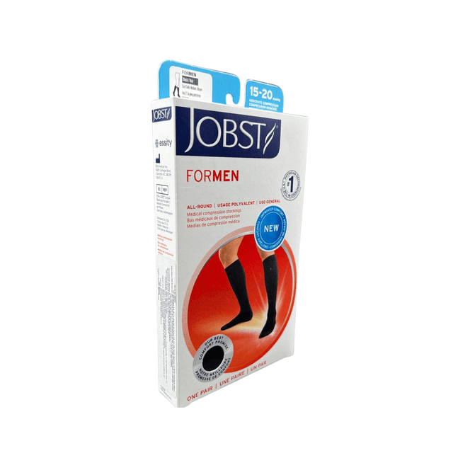 Medias De Compresión Jobst FORMEN A La Rodilla Talla M Negro 15-20 mmHg