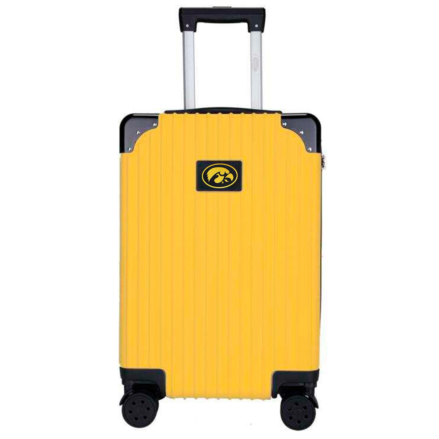 large yellow suitcase