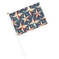 thumbnail image 3 of Handheld Flag Double-Sided Hand Waving Flag 8.2×5.5in Used For Team Activities Or Decoration In Decorative Places Independence Day Theme Elements Star (7) Ten Piece, 3 of 8