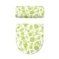 thumbnail image 5 of HELLHERO Clover Print Pattern 2 Pcs Set Toilet Lid Cover Soft Elastic Fabric, Stretch, Hotel Home, 5 of 8