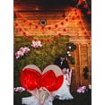 thumbnail image 4 of Cadena de luces SUNSGNE, 2,6 m, corazón rojo, 10 LED, 120 V, enchufable, 4 of 7